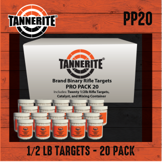 Tannerite® Pro Pack 20 ~ Single Case of Twenty 1/2 Pound Targets