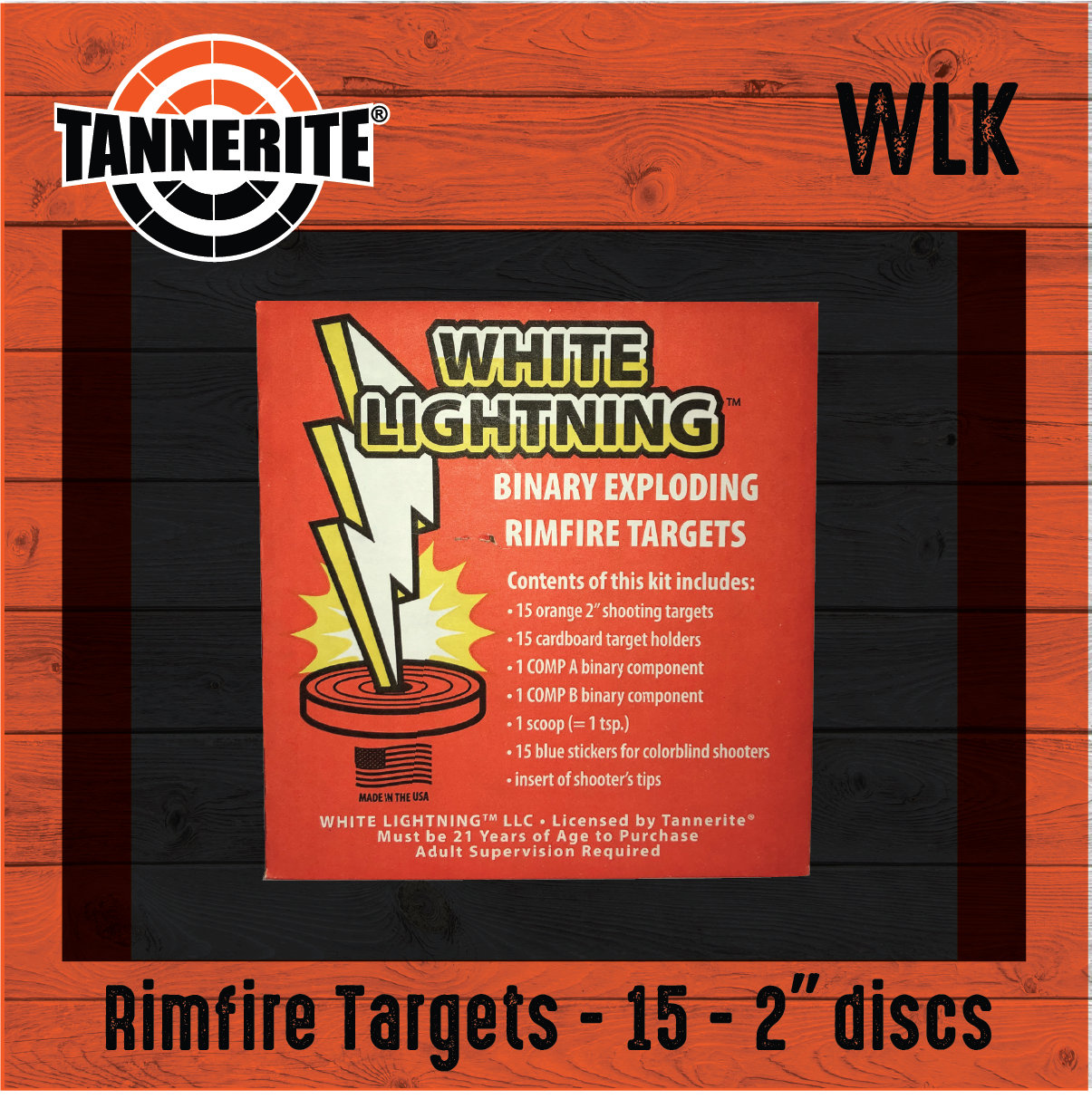 White Lightning Rim Fire Target 15